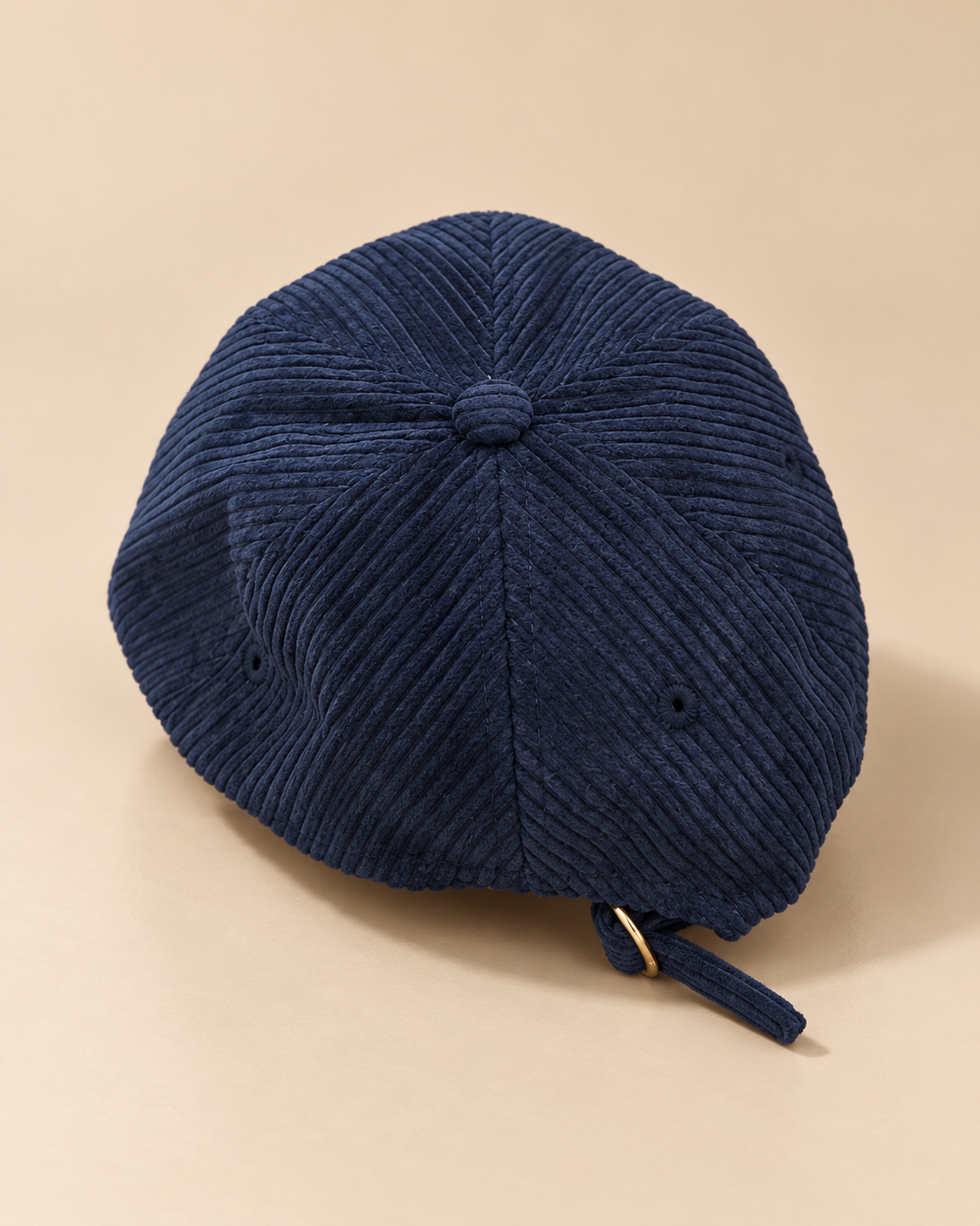 Gorra de Pana Ajustable con Visera Curva