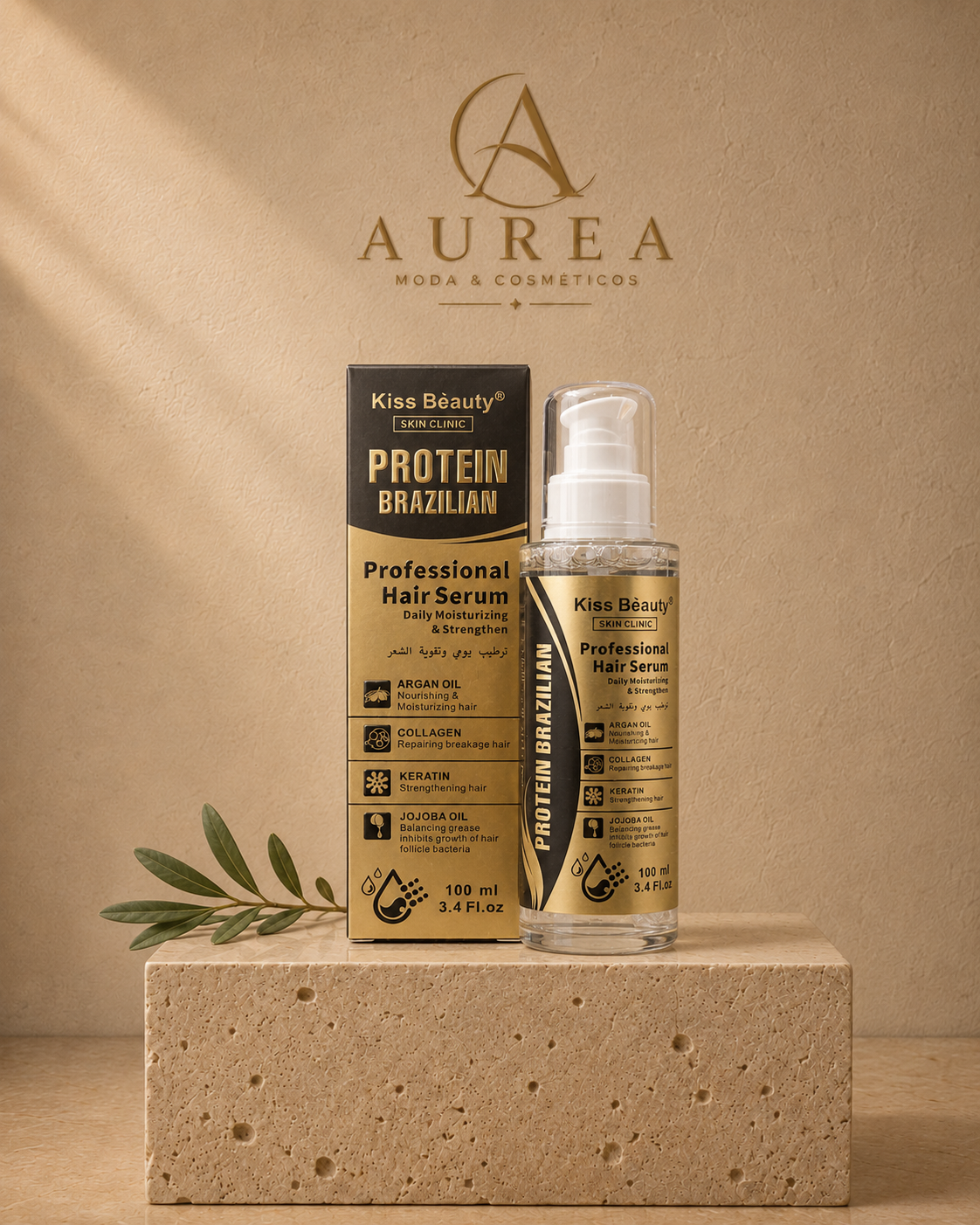 Sérum Capilar Protein Brazilian Kiss Beauty 100 ml
