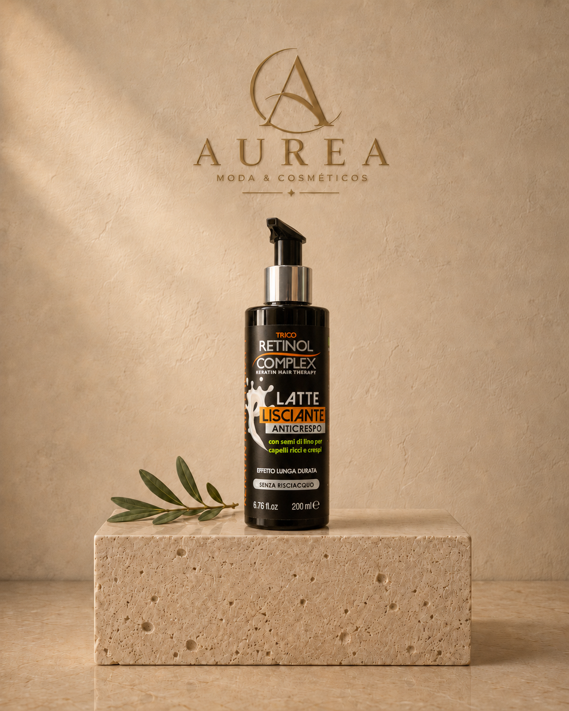 Leche Alisadora Anticrespo Retinol Complex 200 ml