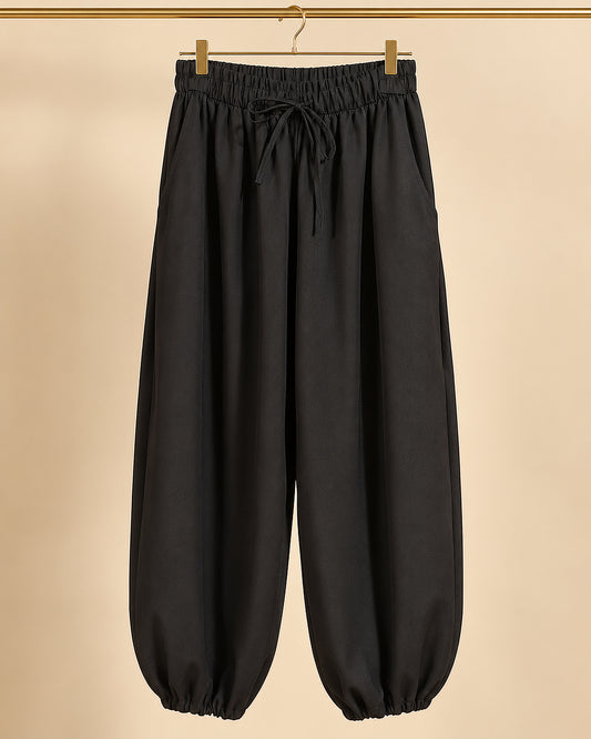 Pantalón Jogger Fluido con Lazada