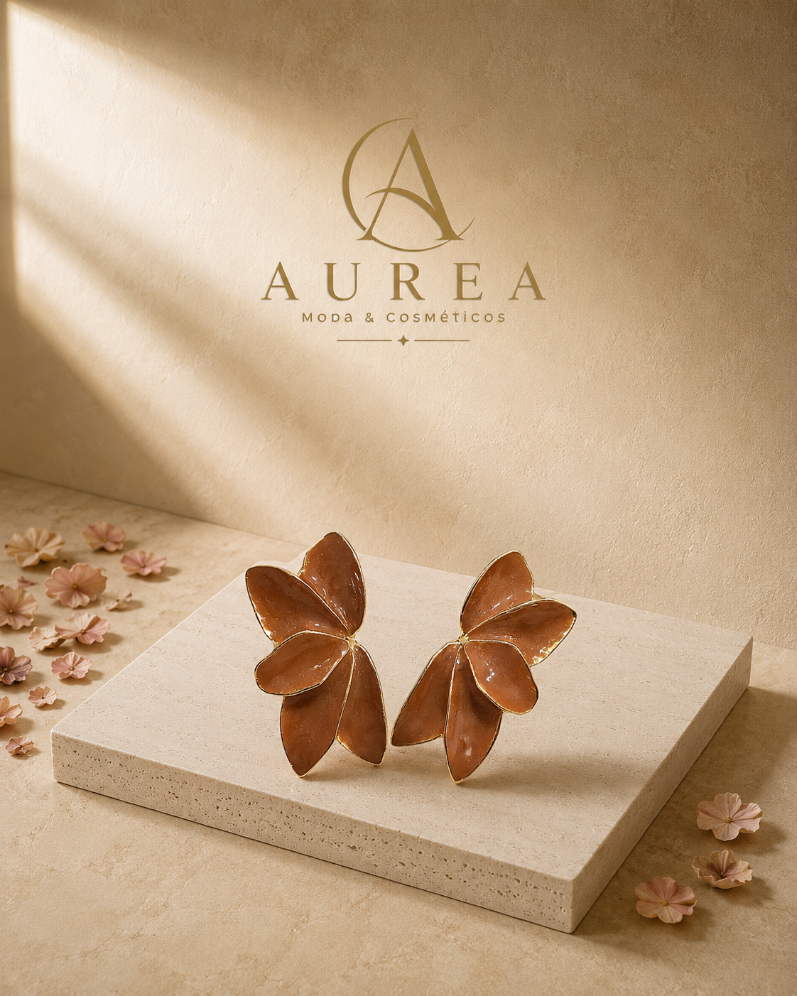 Pendientes Flor Ámbar