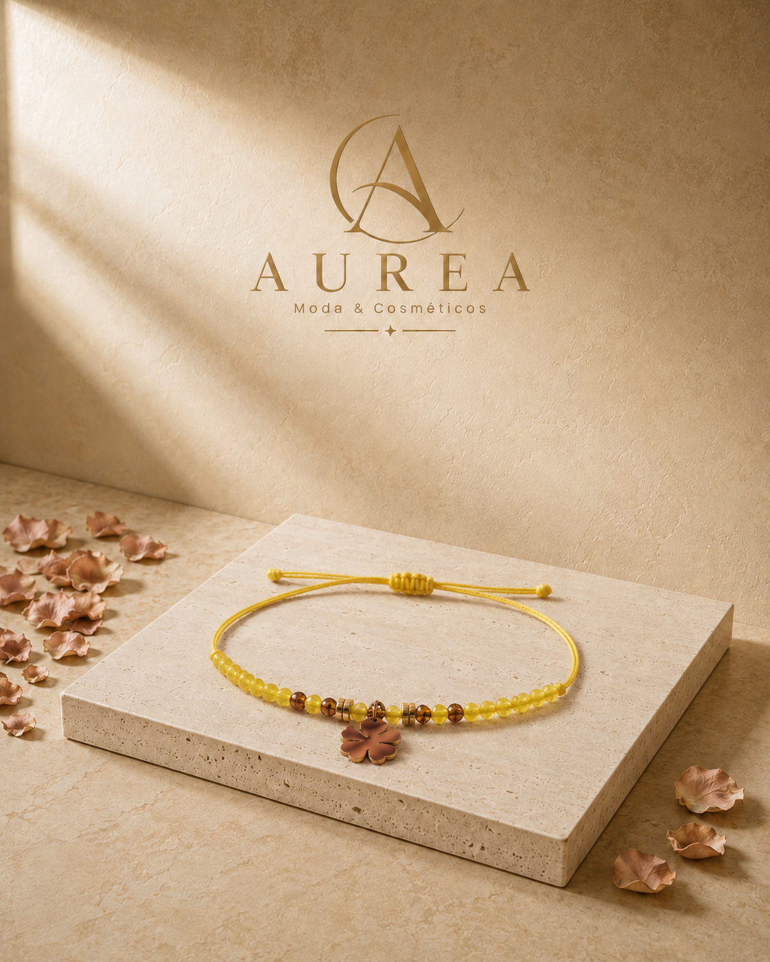 Pulsera Ajustable Trèfle Soleil