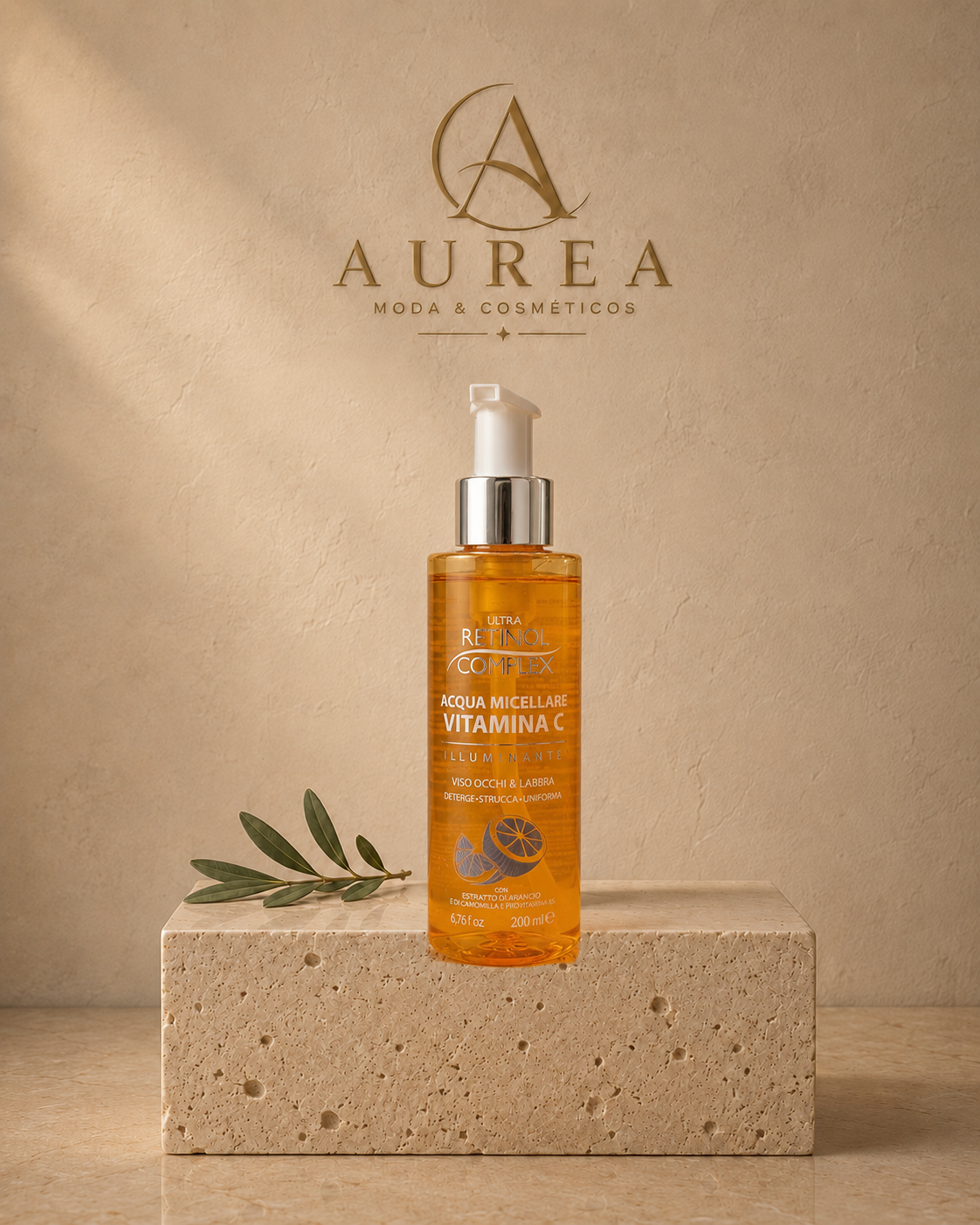 Agua Micelar Iluminadora Vitamina C Retinol Complex 200 ml