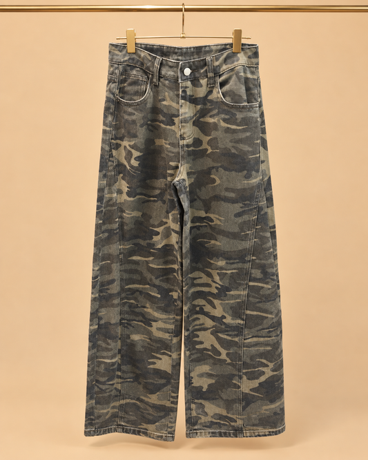 Pantalón Camuflaje Premium de Corte Recto