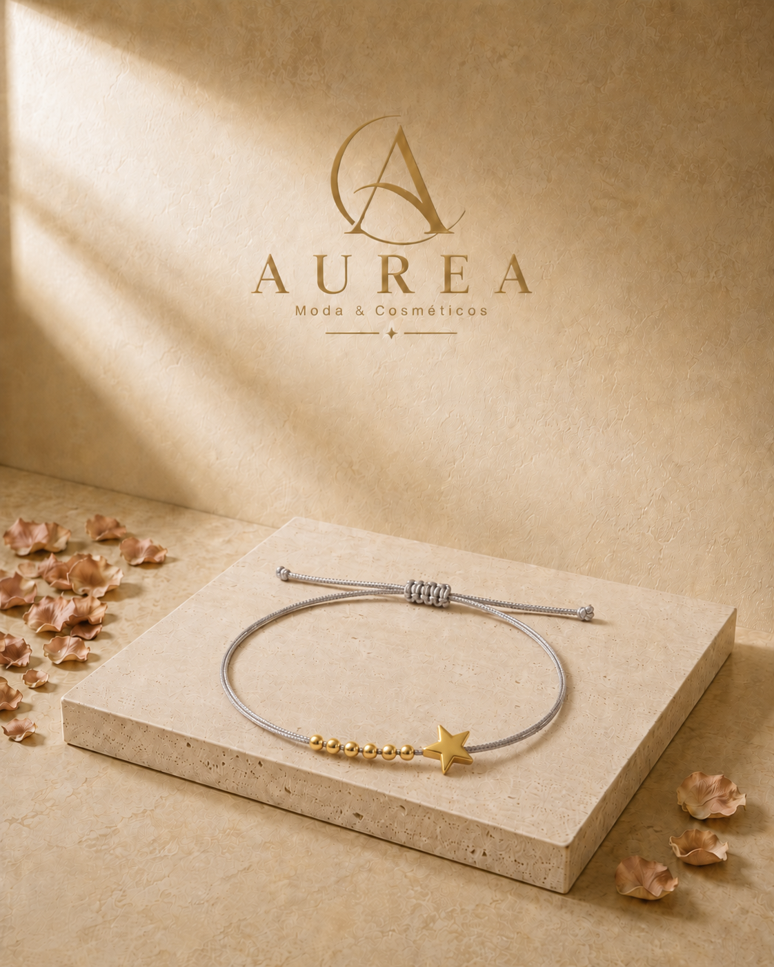 Pulsera Ajustable Étoile Gris