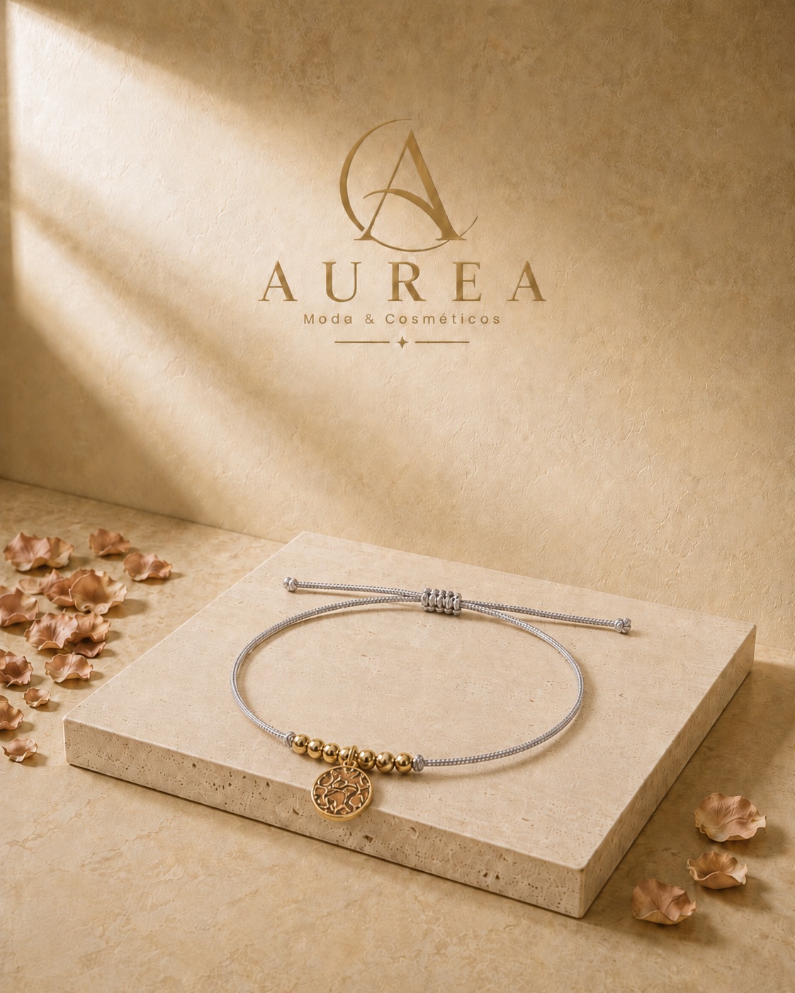 Pulsera Ajustable Arbre Gris