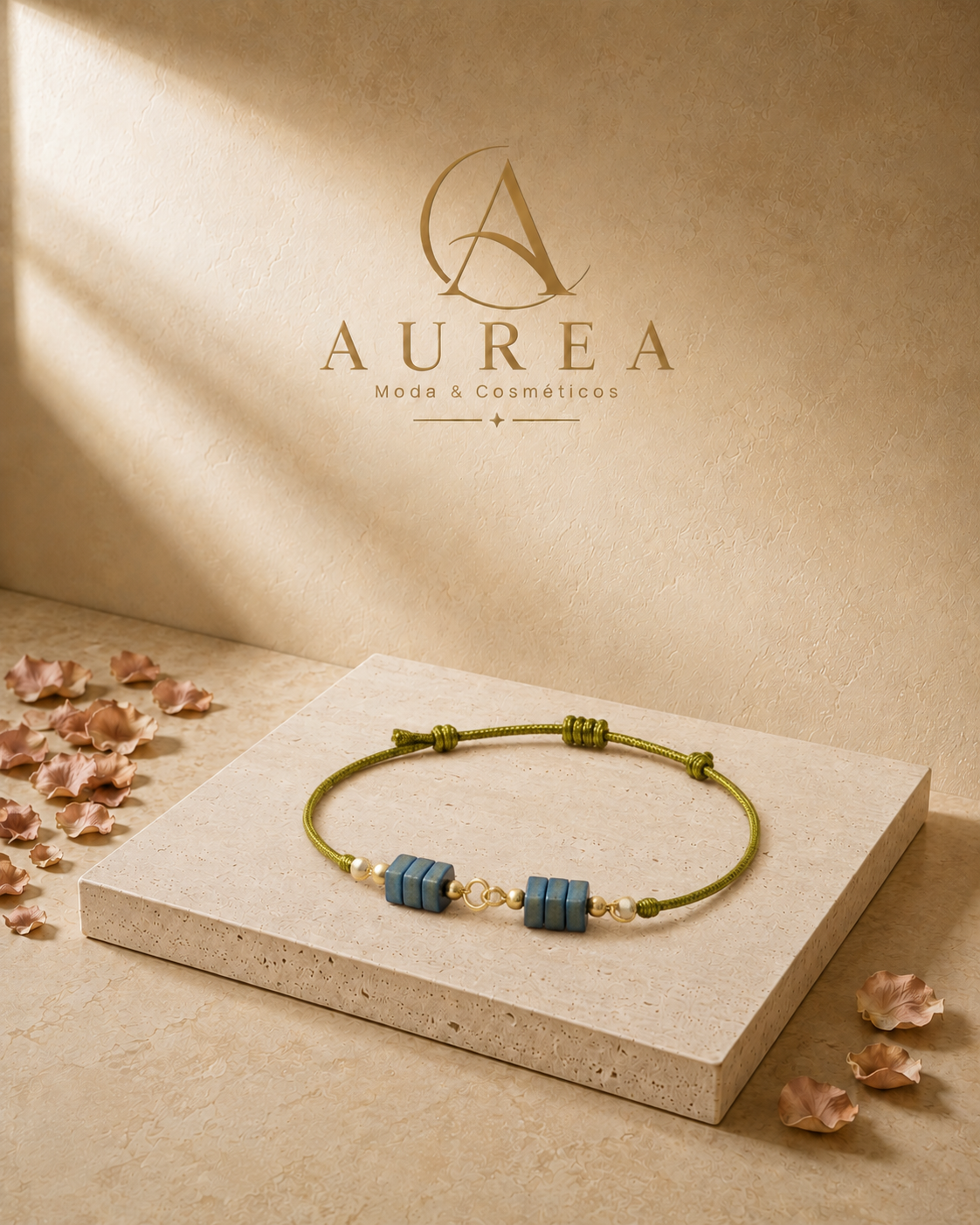 Pulsera Ajustable Azura Verde