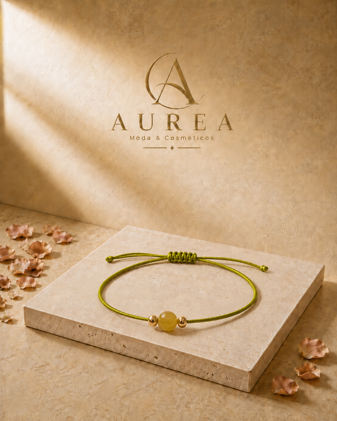 Pulsera Ajustable Jade Verde