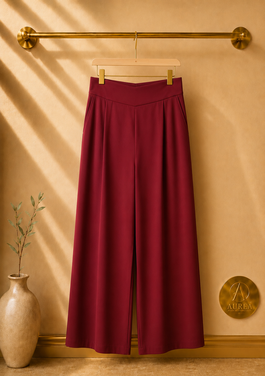 Pantalón Palazzo Fluido de Talla Amplia