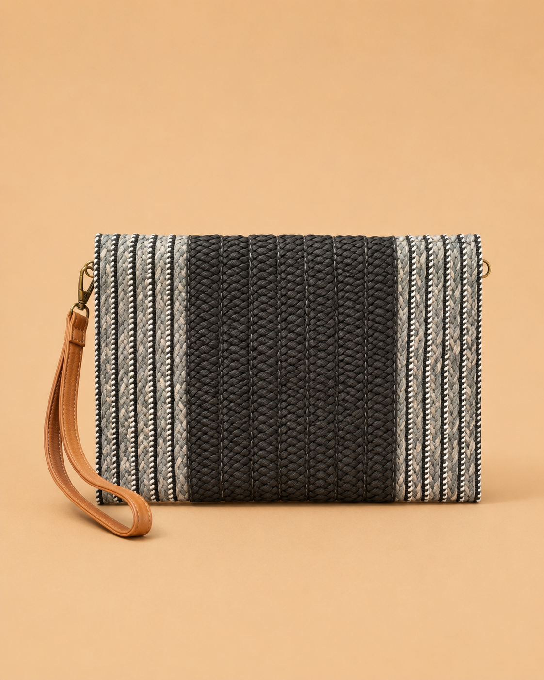 Bolso Bandolera Trenzado con Asa Desmontable