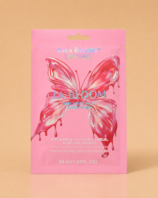 Mascarilla Facial Iluminadora Kiss Beauty La Bloom – 30 ml