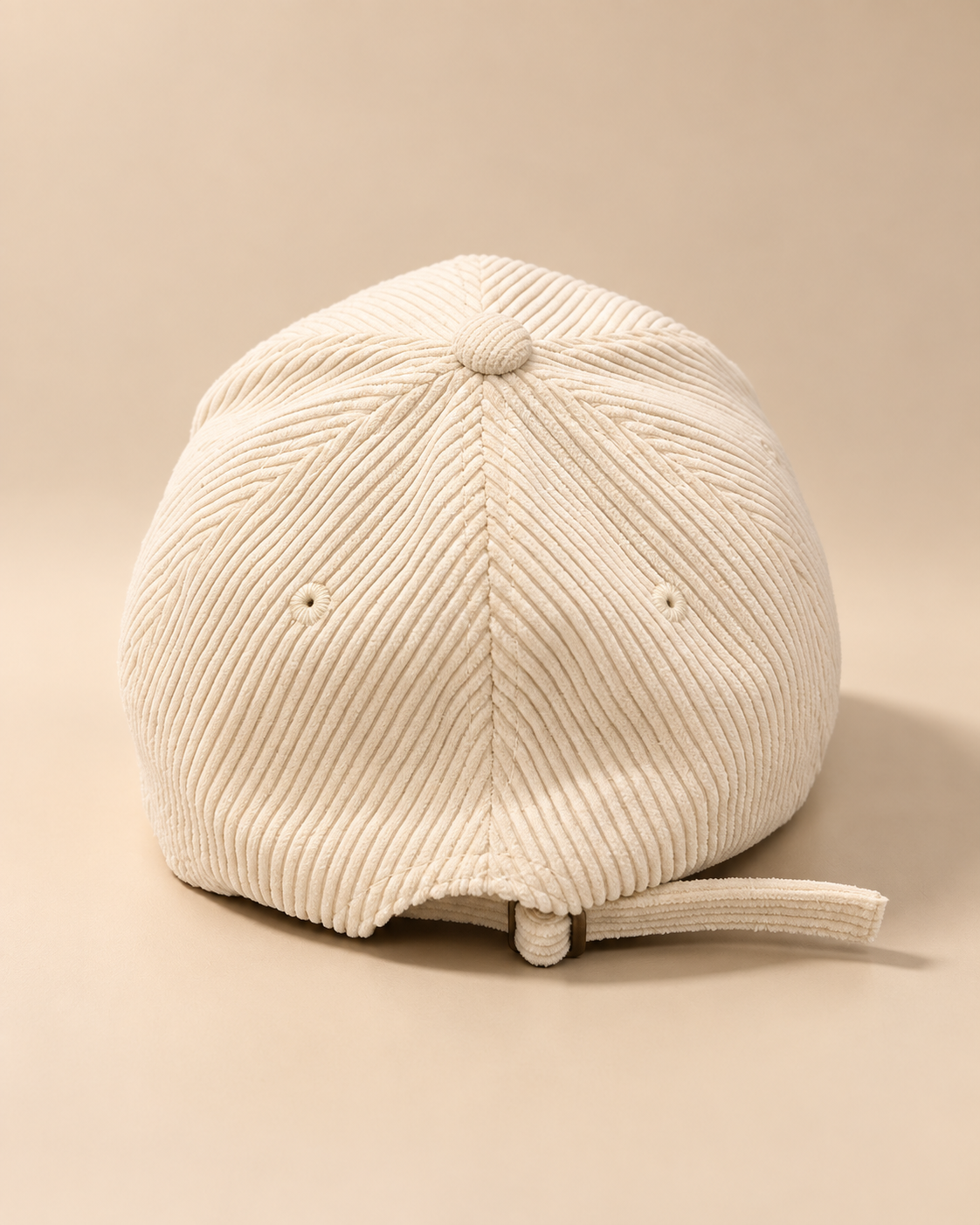 Gorra de Pana Ajustable con Visera Curva