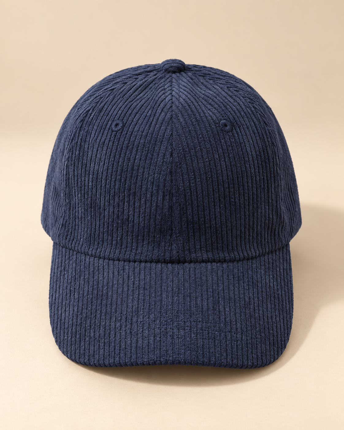 Gorra de Pana Ajustable con Visera Curva