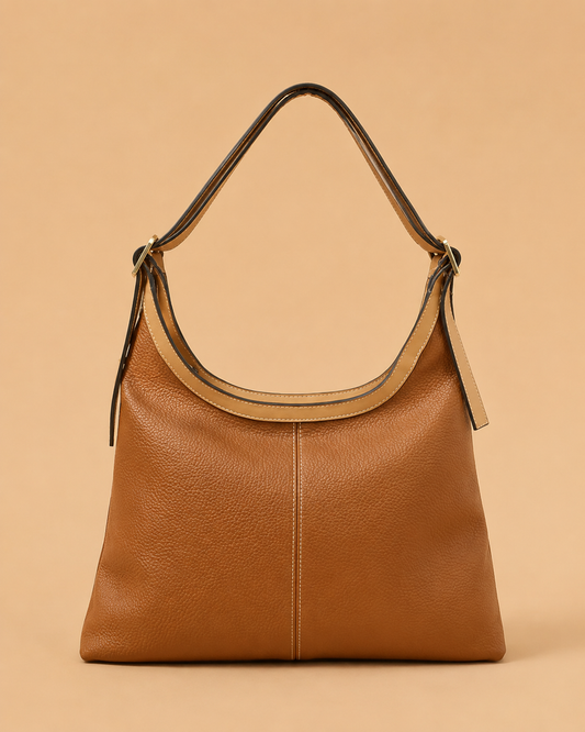 Bolso Hobo Marrón de Asa Corta Martina K