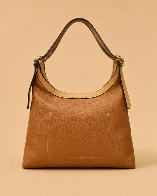 Bolso Hobo Marrón de Asa Corta Martina K
