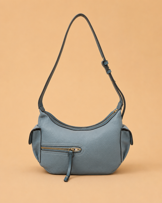 Bolso Media Luna Convertible Azul Martina K