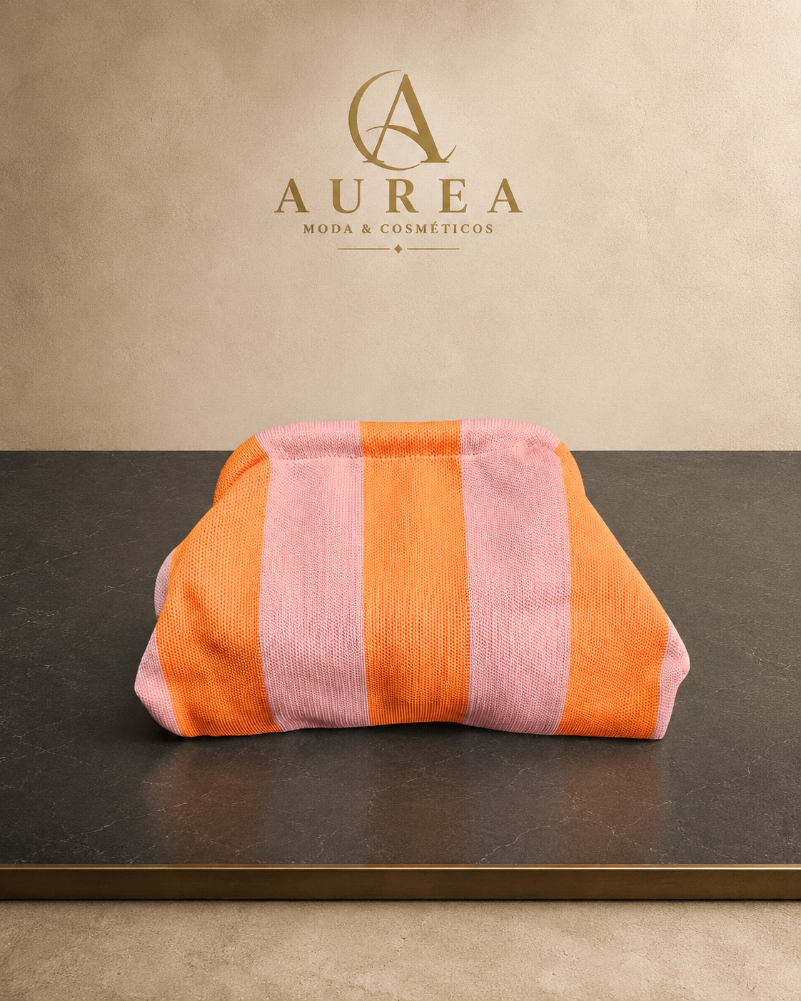 Bolso Clutch Sunset Rosa y Naranja