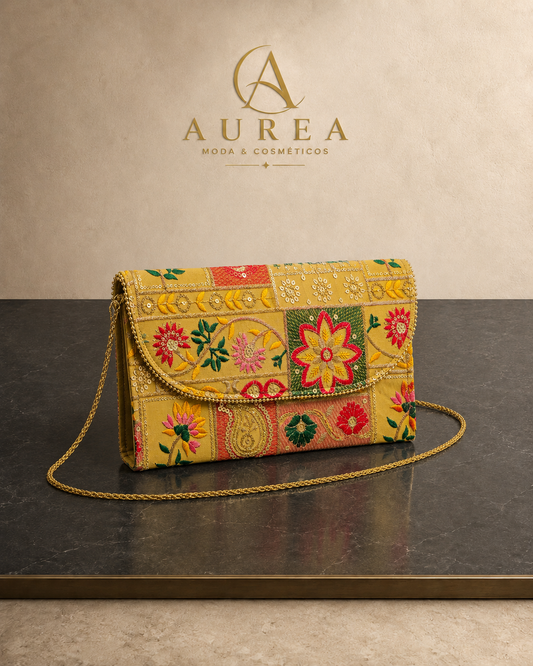 Bolso Clutch Bordado Jaipur