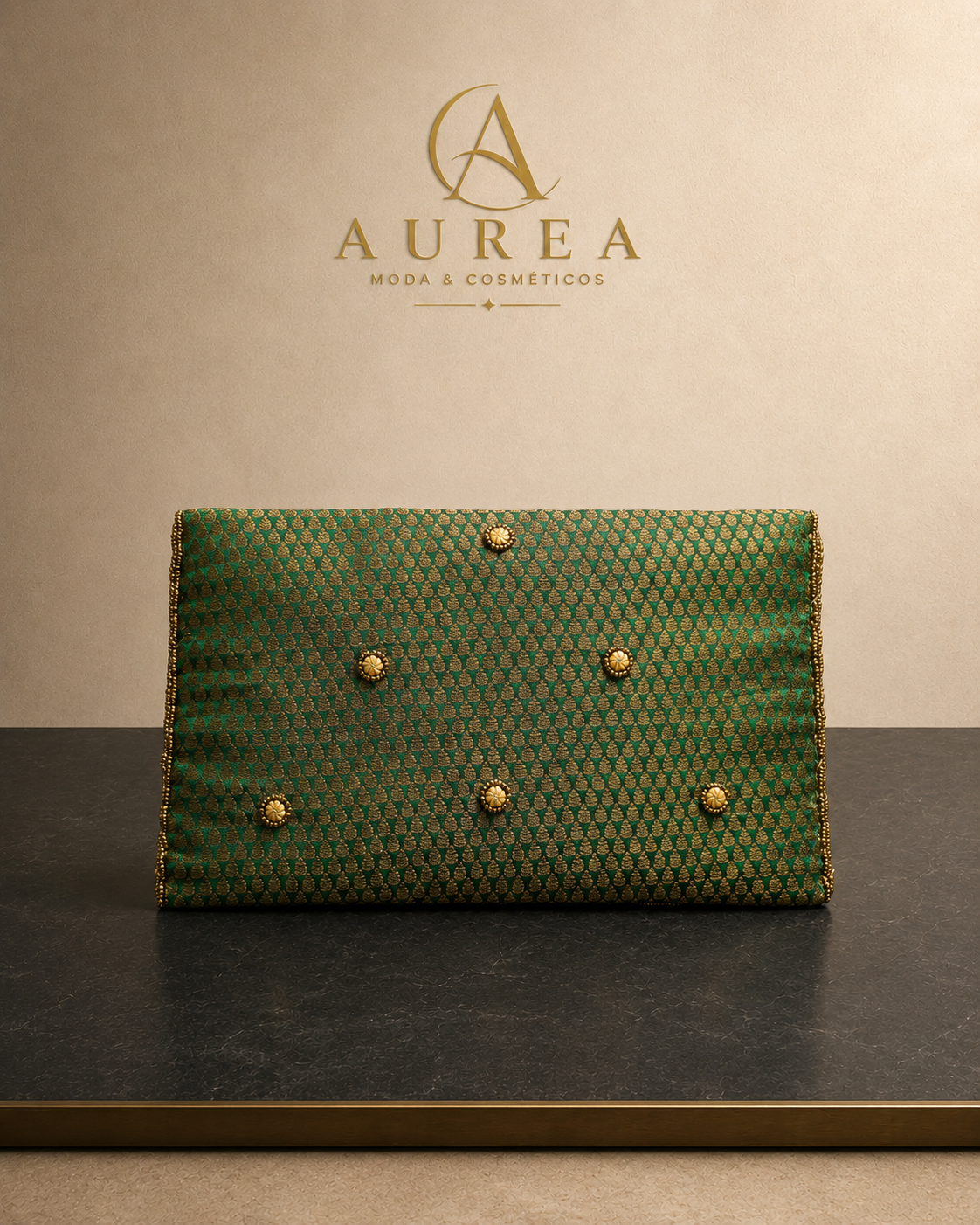 Bolso Clutch Bordado Maharani