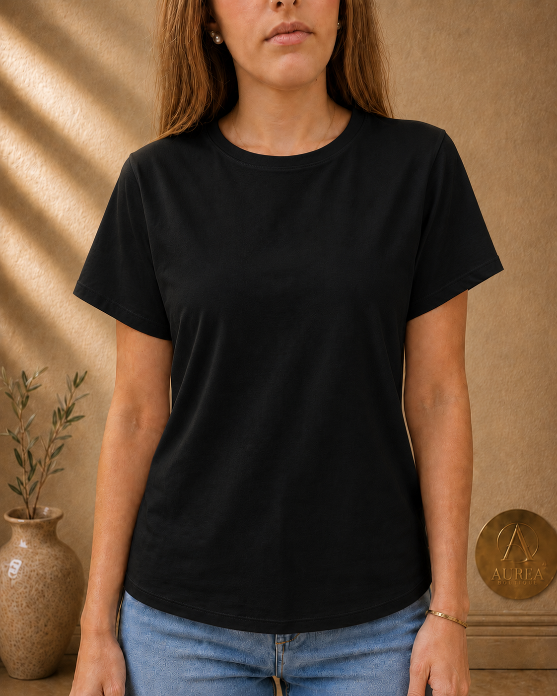 Camiseta Blanca Essential de Corte Elegante
