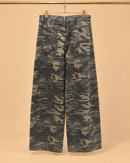 Pantalón Camuflaje Premium de Corte Recto