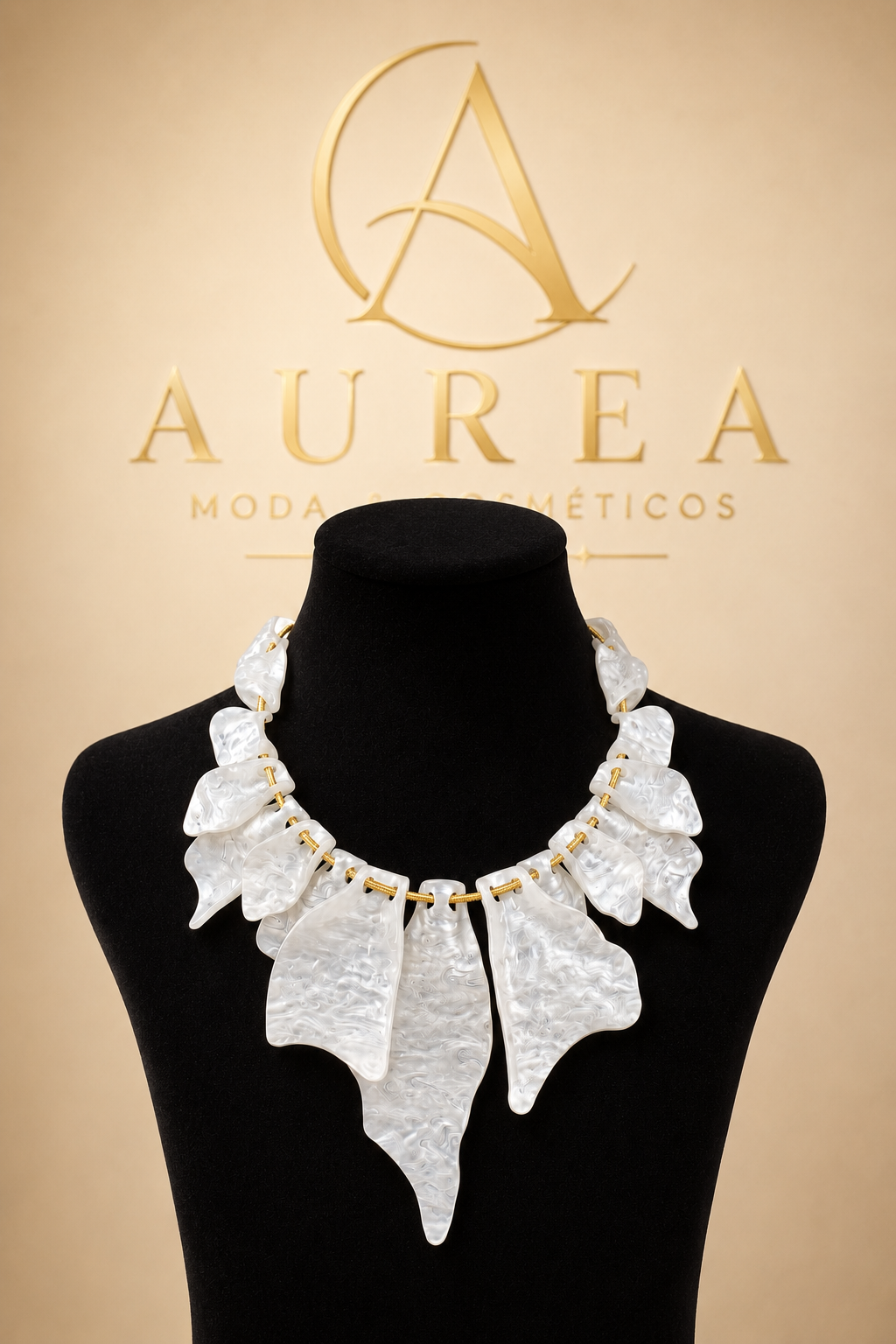 Collar Éclat Nácar Blanco