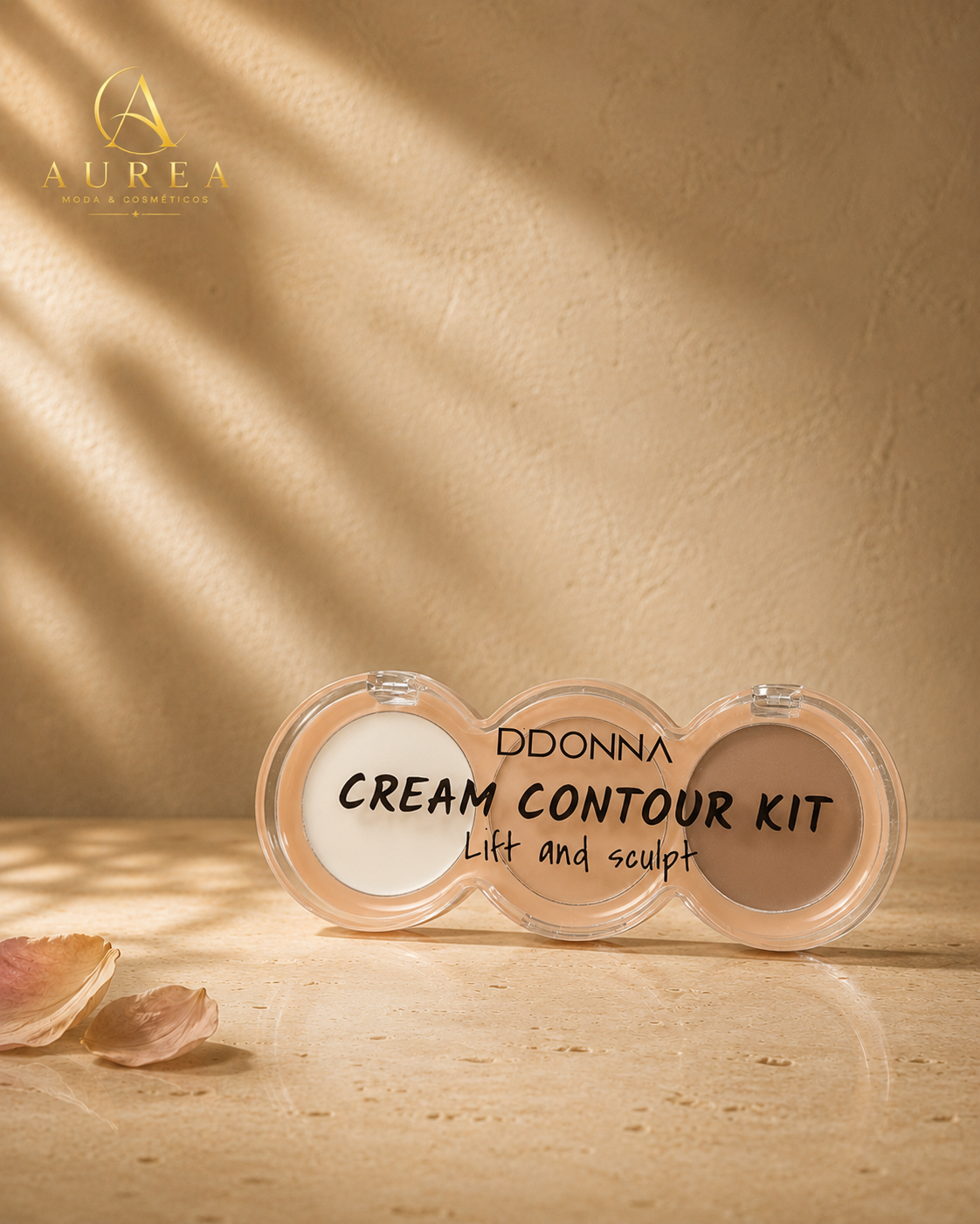 Kit de Contorno en Crema DDONNA Cream Contour Kit Medio Cálido