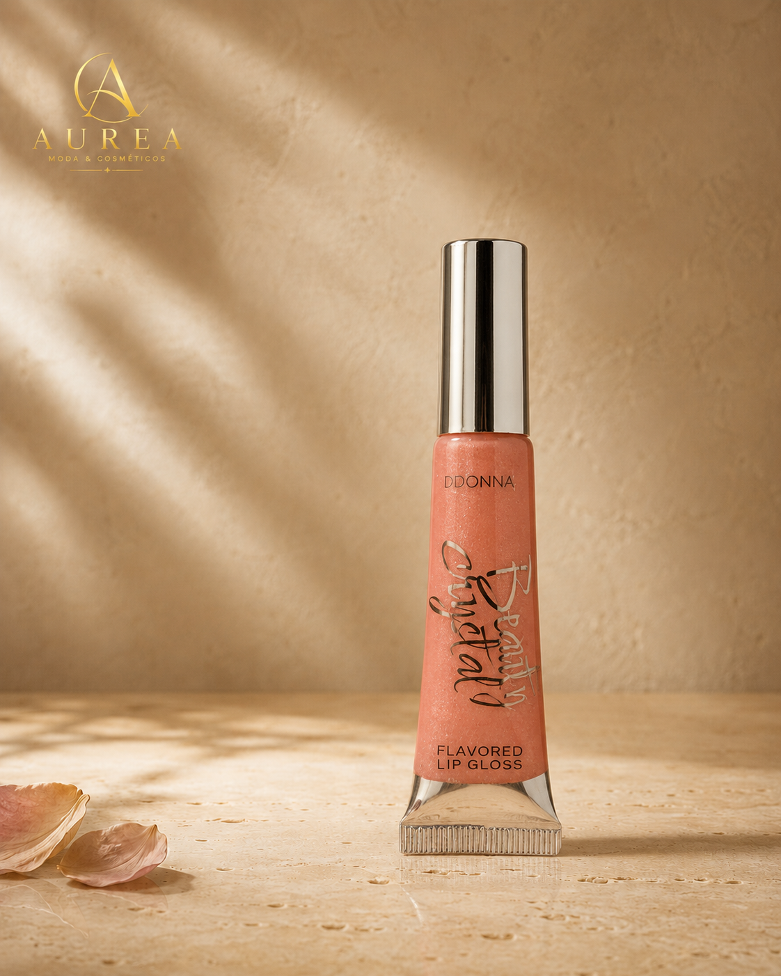 Brillo de Labios DDONNA Beauty Crystal Melocotón