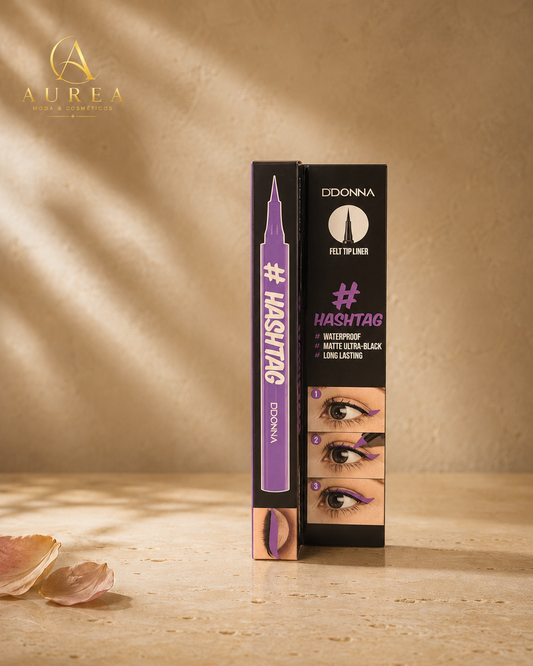 Delineador DDONNA Hashtag Felt Tip Liner Morado