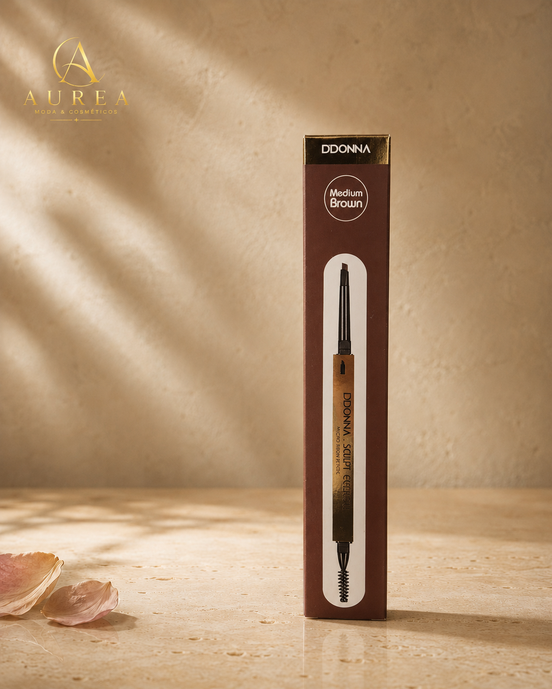Lápiz de Cejas DDONNA Sculpt Medium Brown