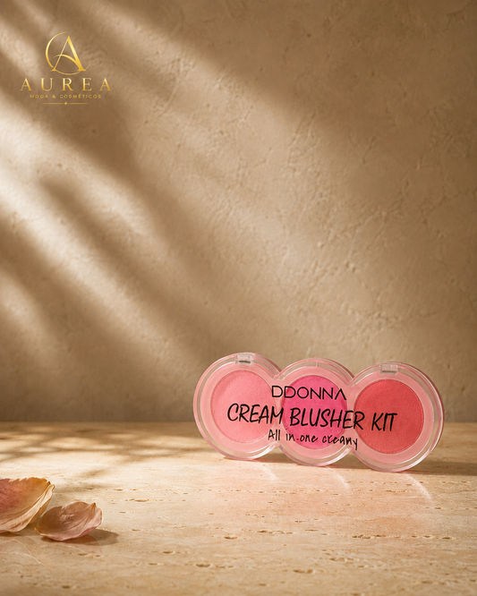 Colorete DDONNA Cream Blusher Kit Rosa Intenso