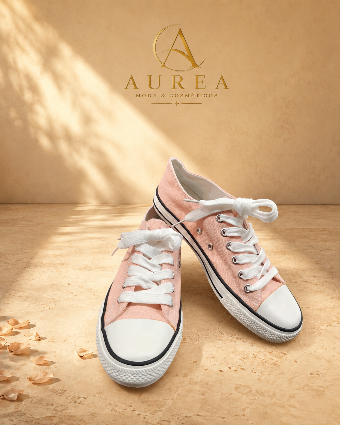 Zapatilla Lona Amelie Rosa