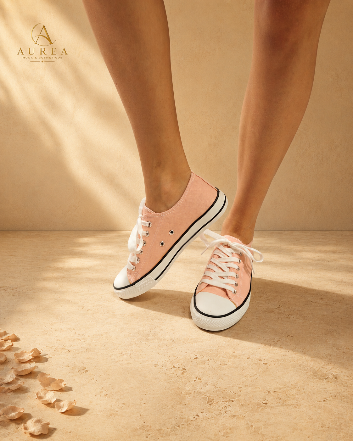 Zapatilla Lona Amelie Rosa
