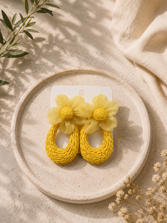 Pendientes Colgados Florados
