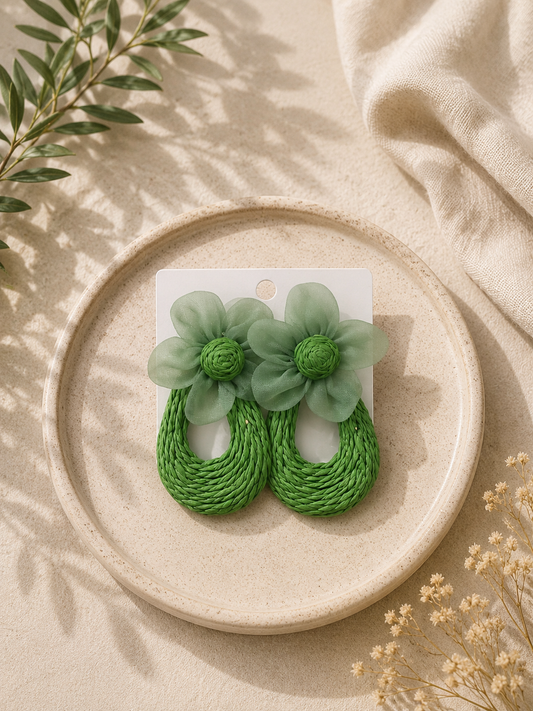 Pendientes Colgados Florados