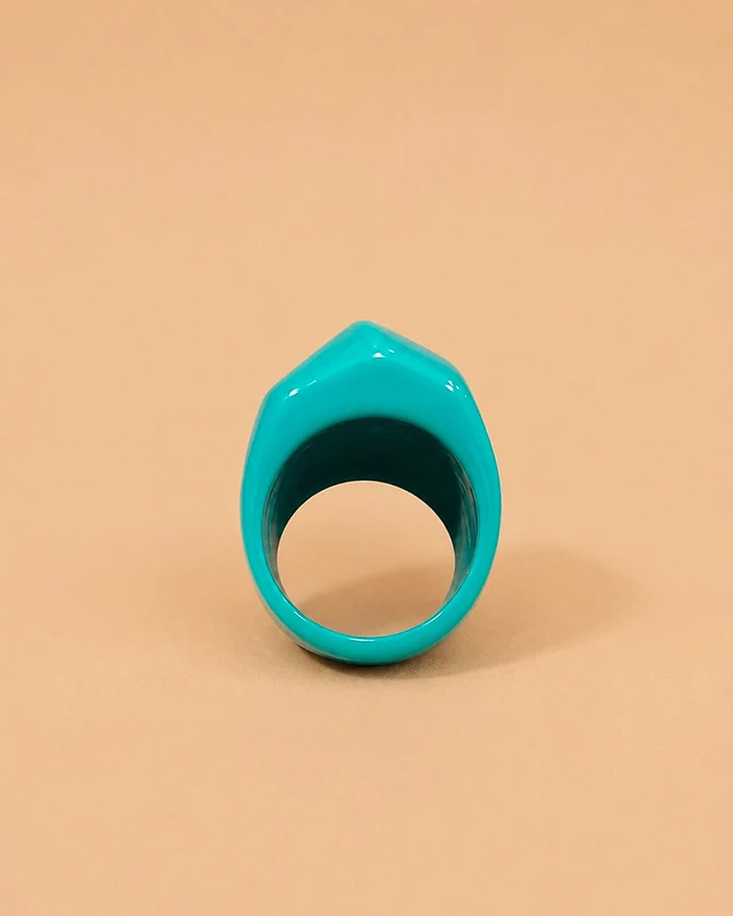 Anillo Turquesa Escultural de Volumen
