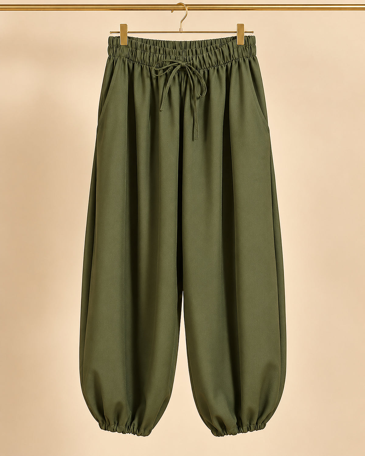 Pantalón Jogger Fluido con Lazada