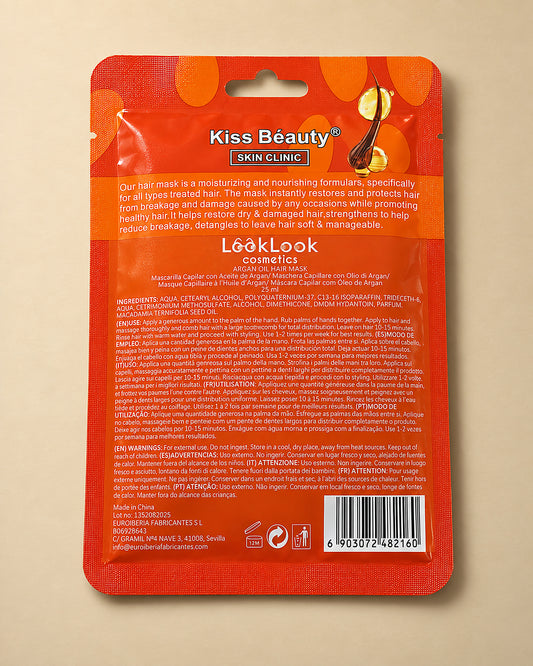Mascarilla Capilar Aceite de Argán Kiss Beauty