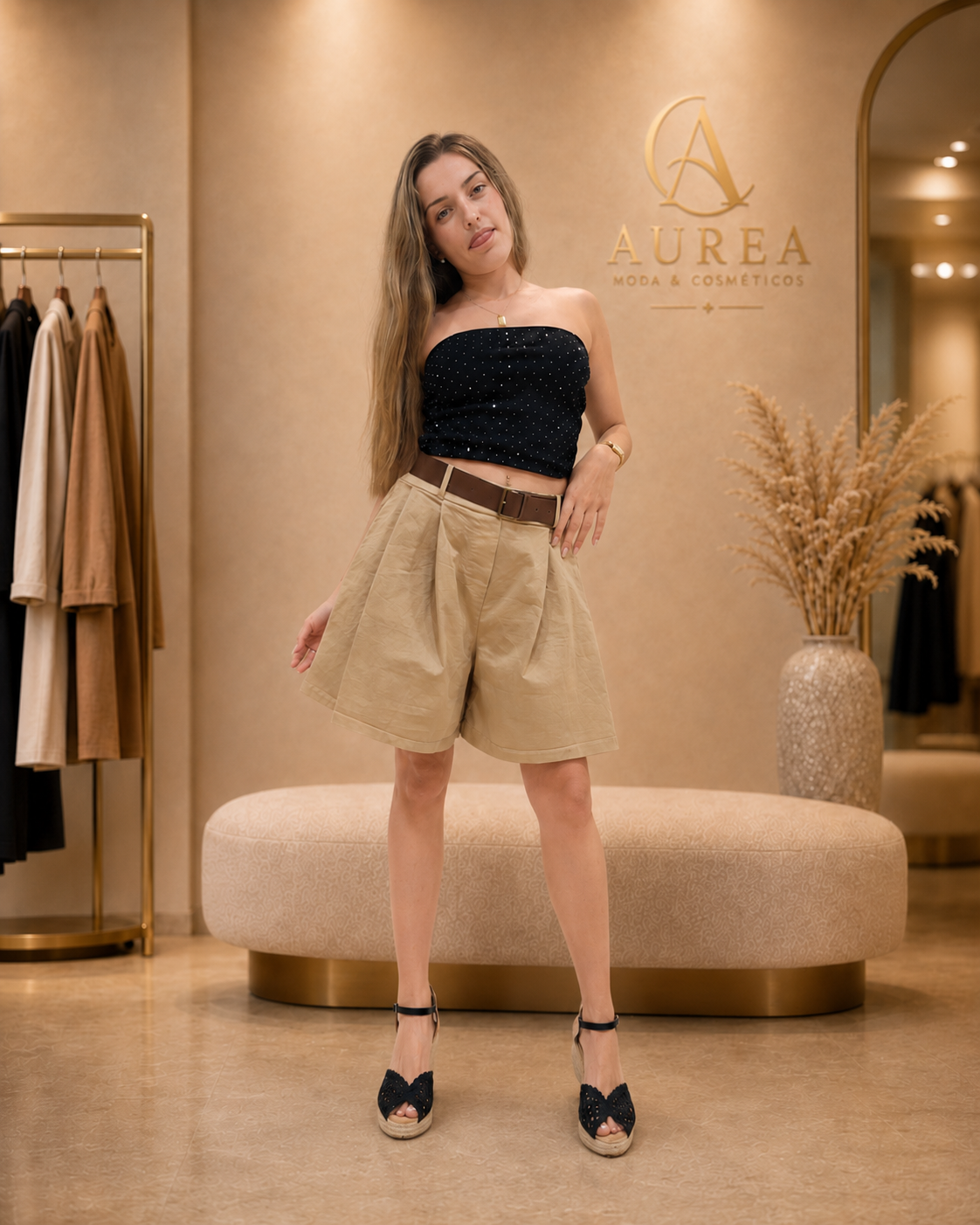 Bermuda Beige de Pinzas