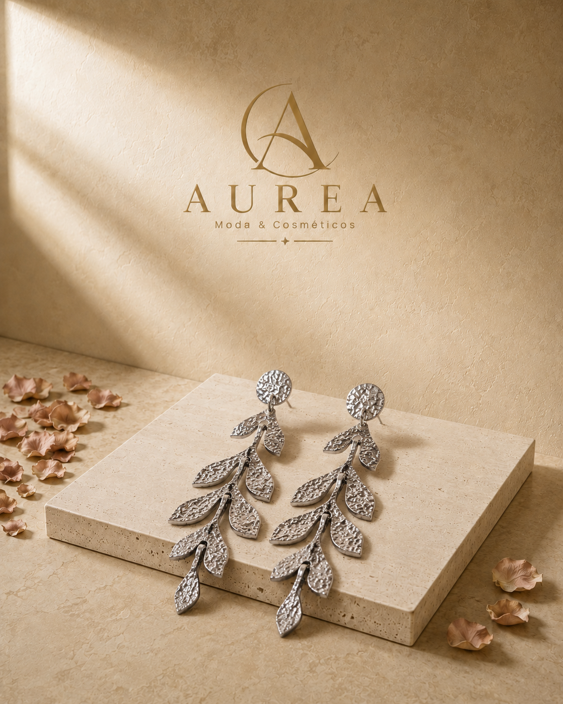 Pendientes Hoja Silver