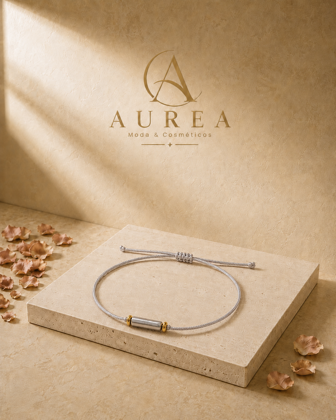 Pulsera Ajustable Lumière Gris