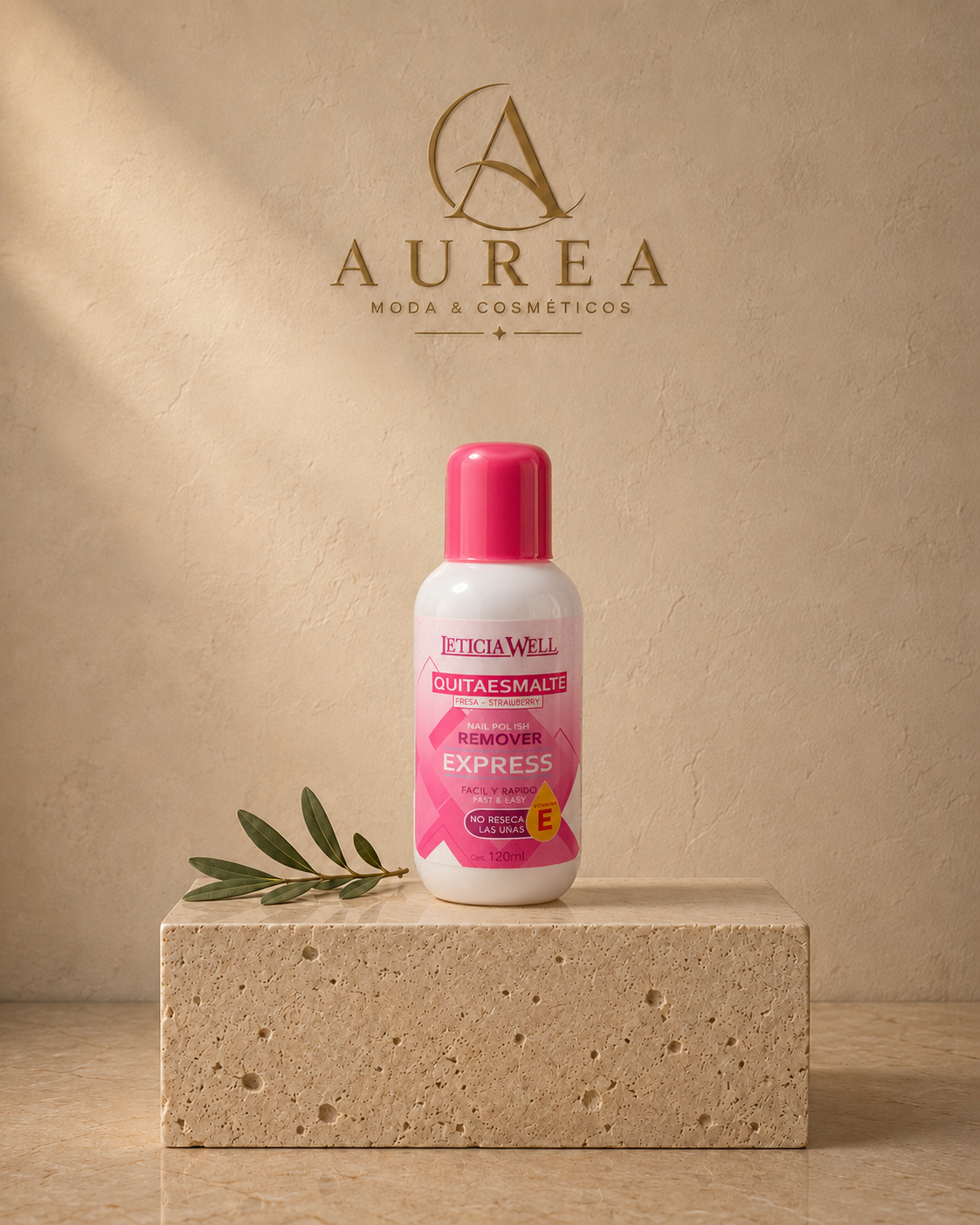 Quitaesmalte Express Fresa Leticia Well 120 ml