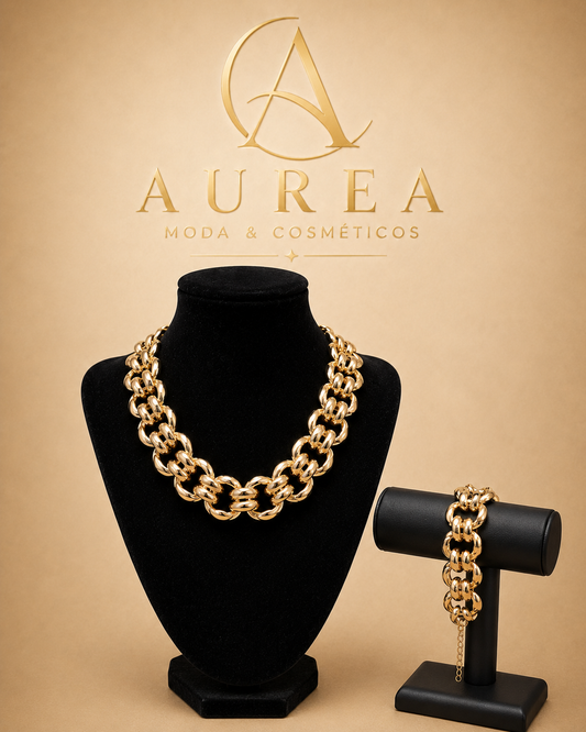 Conjunto Elysia Dorado