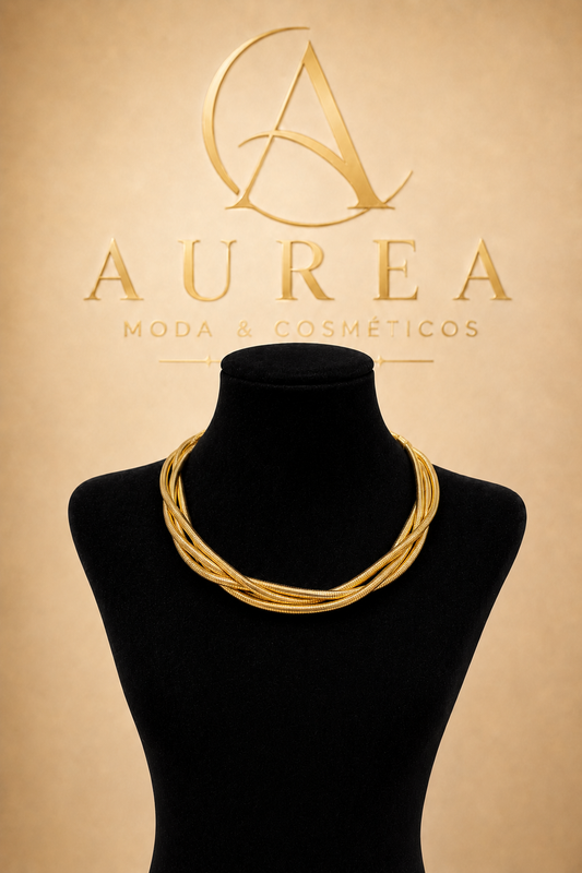 Collar Éclat Dorado