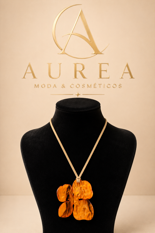 Collar Flor Ámbar