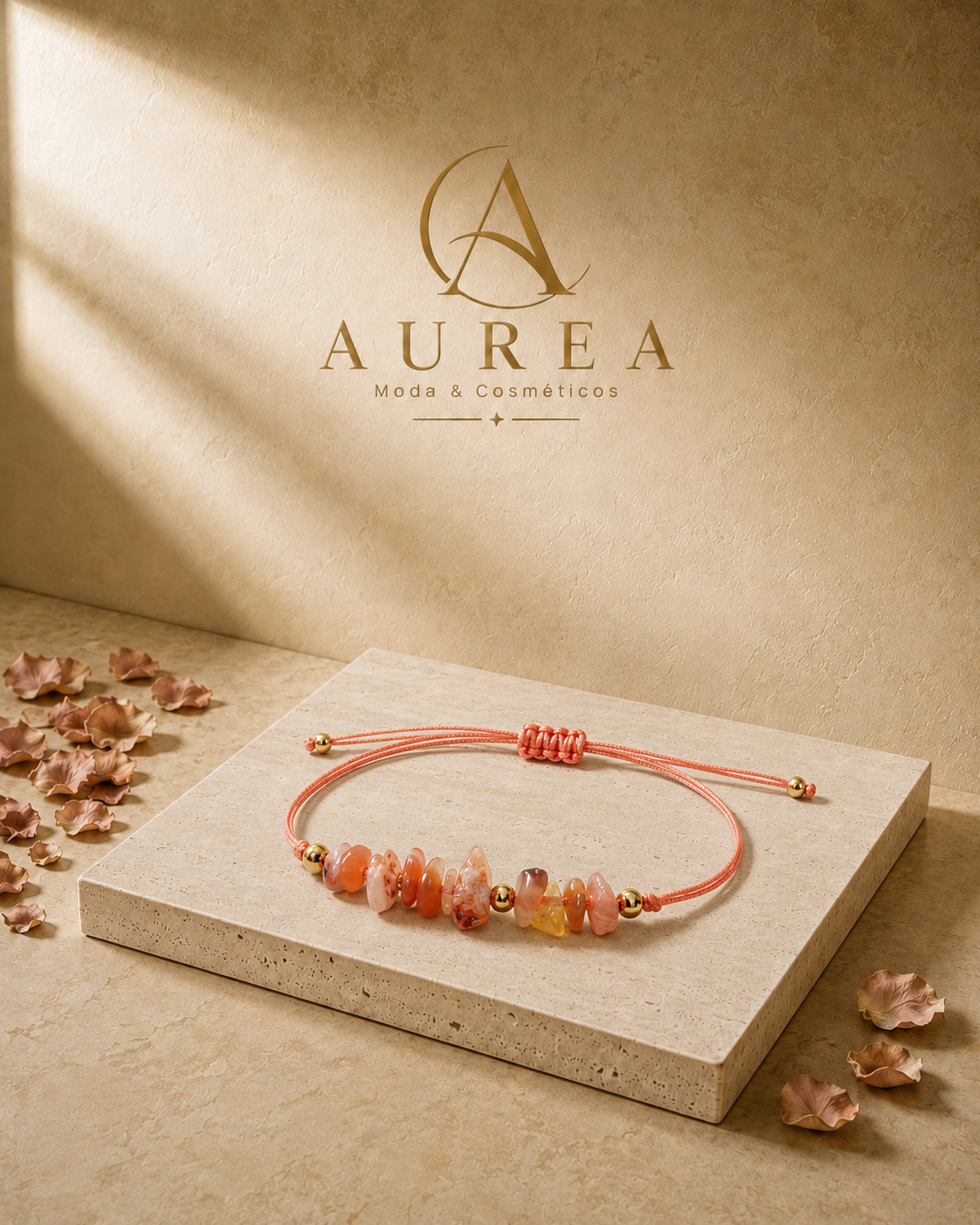 Pulsera Ajustable Corail Pierre