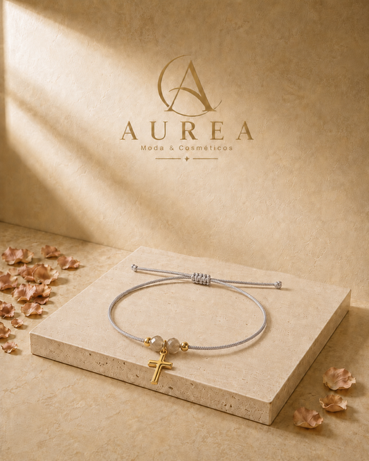 Pulsera Ajustable Croix Gris