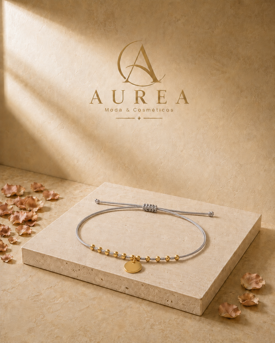 Pulsera Ajustable Médaille Gris