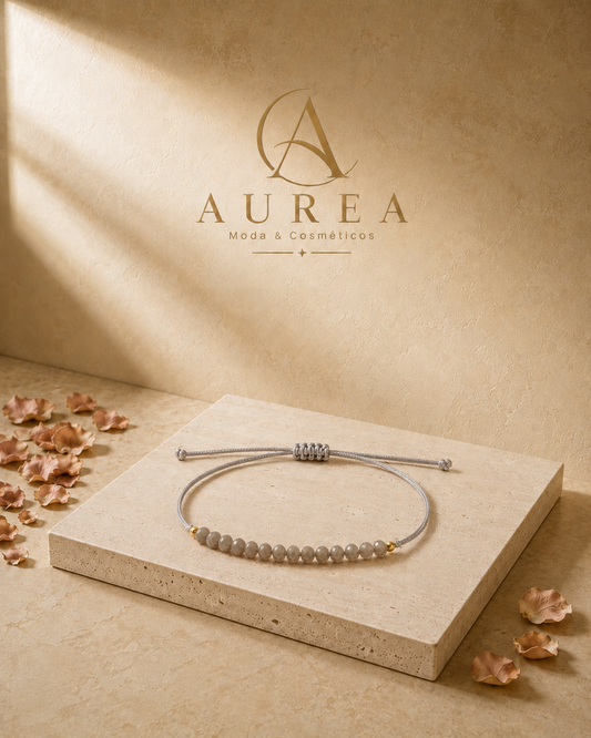 Pulsera Ajustable Perle Gris