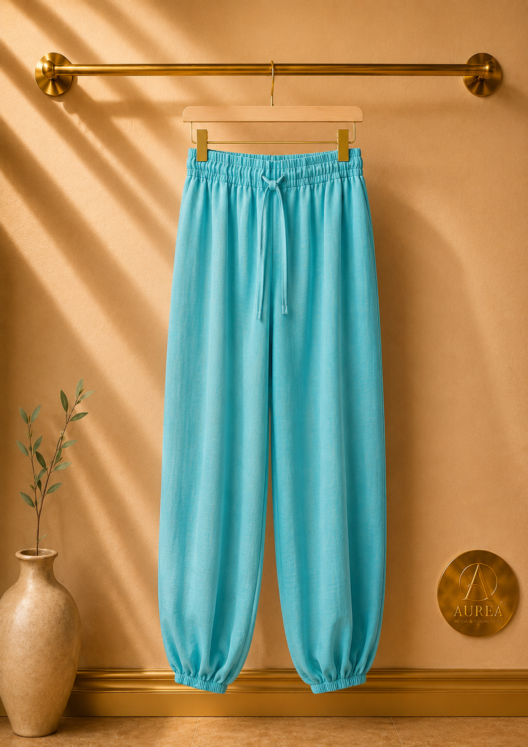 Pantalón Jogger Aladdin Turquesa